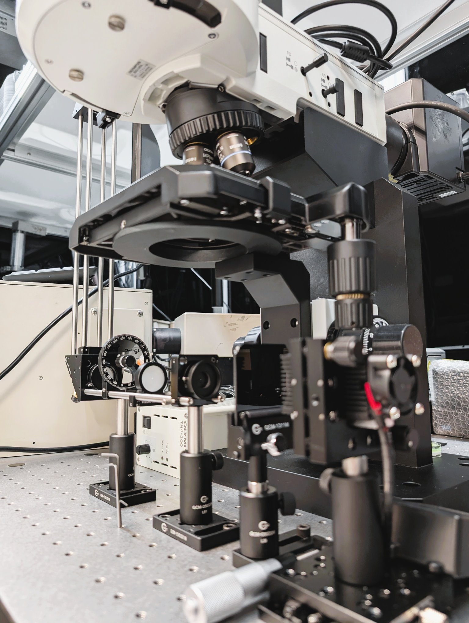 Microscope and other optical equipment belonging to the group of Prof. Andrey Rogach
